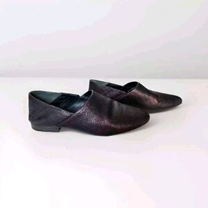 Johnston & Murphy Metallic Bronze/Black Snake Skin Design Leather Shoes …